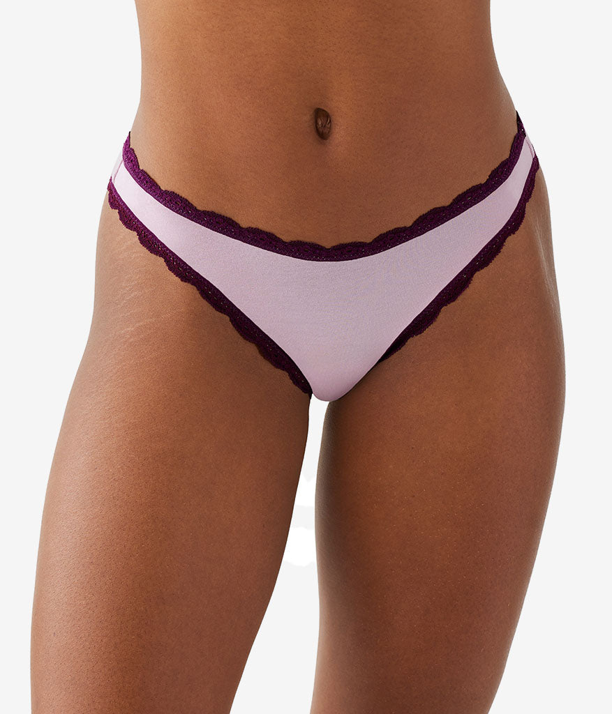 Wacoal Value - Inspired Eyelet Thong - Dawn Pink