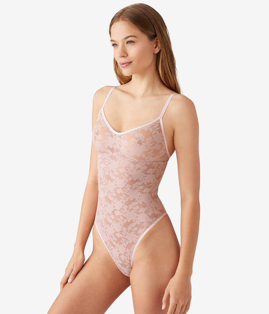 Wacoal Great Value - Shadow Scene Bodysuit - Blush Pink