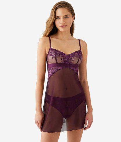 Wacoal Latest - Opening Act Chemise - Potent Purple