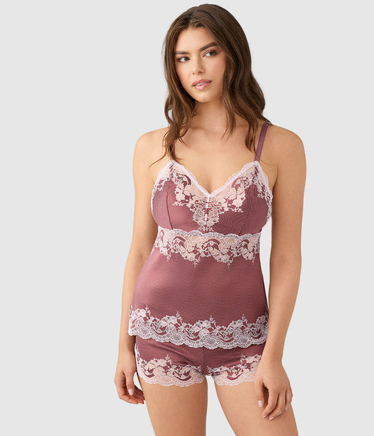 Wacoal Sale - Modern Affair Cami - Rose Brown/Cradle Pink