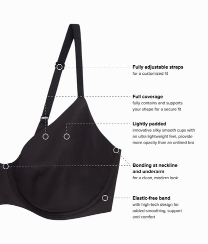 Wacoal Hot Sale - Sleek Standard Underwire Bra - Black