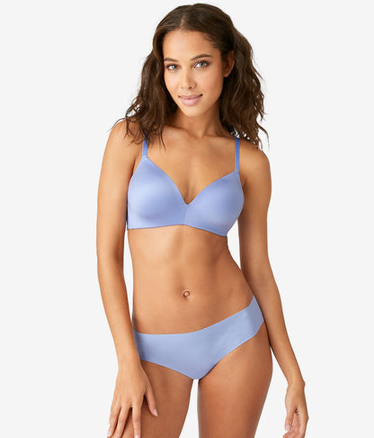 Wacoal Quality - Future Foundation Wire Free T-Shirt Bra with Lace - Purple Impression