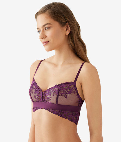 Wacoal Trending - Opening Act Bralette - Potent Purple