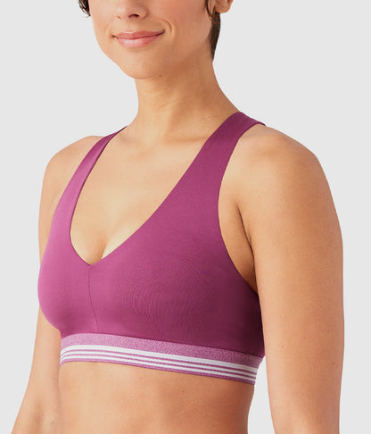Wacoal Smart Buy - b.active Racerback Sport Bralette - Raspberry Coulis