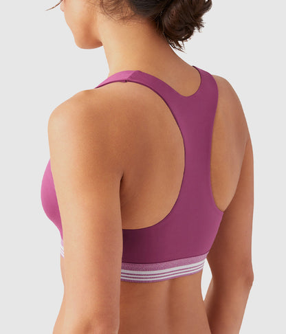 Wacoal Smart Buy - b.active Racerback Sport Bralette - Raspberry Coulis