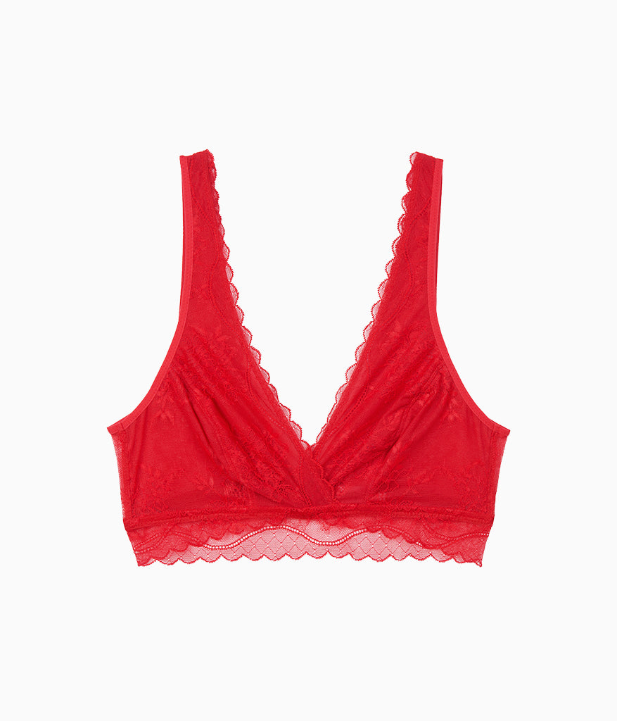 Wacoal Recommended - No Strings Attached Bralette - Crimson Red
