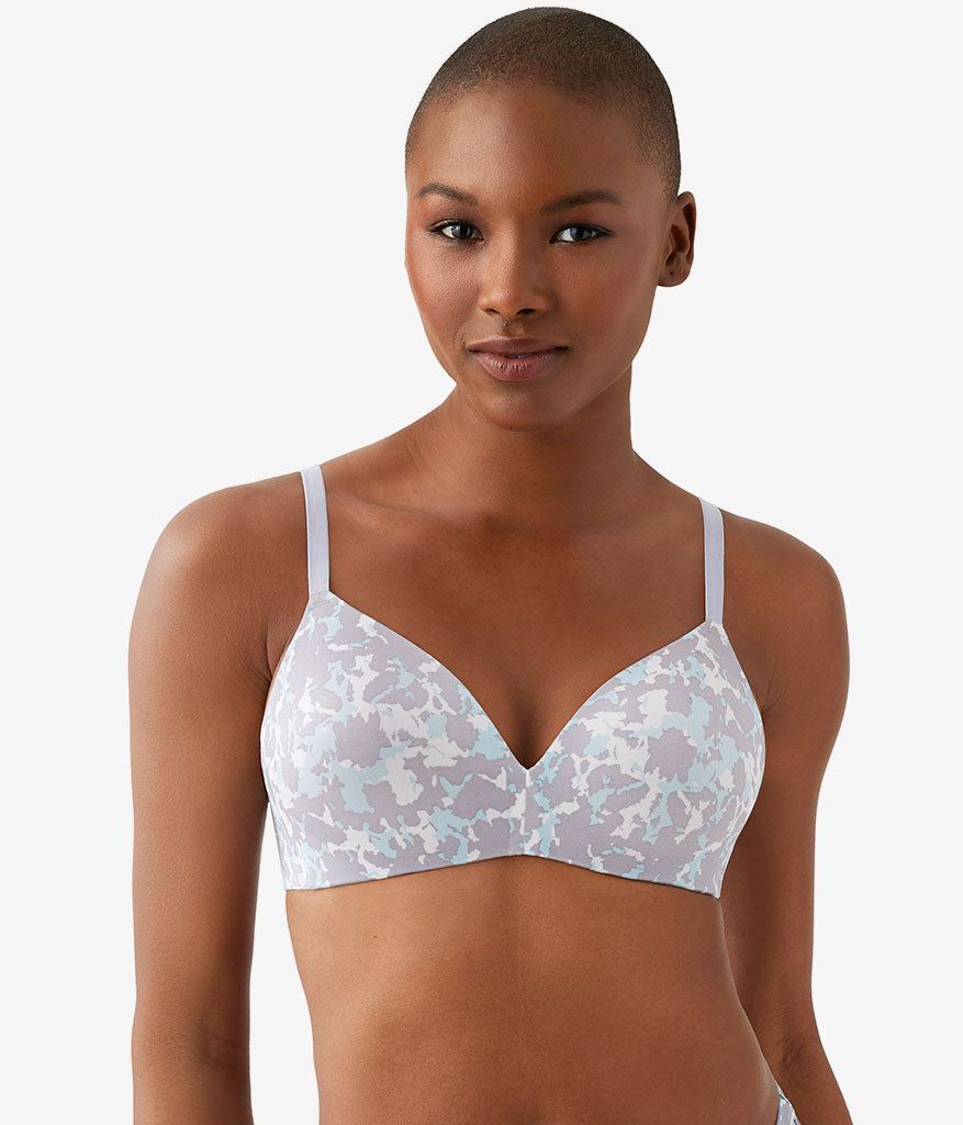 Wacoal Latest - Future Foundation Wire Free T-Shirt Bra - Dream Blue/Gray Camouflage