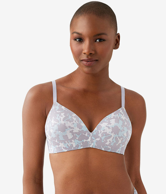 Wacoal Latest - Future Foundation Wire Free T-Shirt Bra - Dream Blue/Gray Camouflage