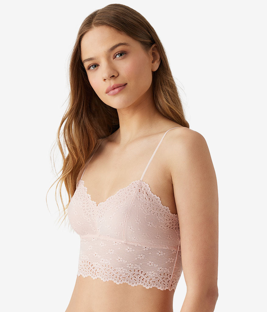 Wacoal Trending - Inspired Eyelet Bralette - Rose Smoke