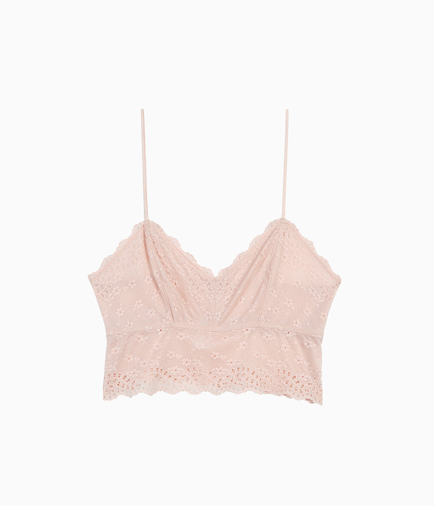 Wacoal Trending - Inspired Eyelet Bralette - Rose Smoke