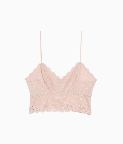 Wacoal Trending - Inspired Eyelet Bralette - Rose Smoke