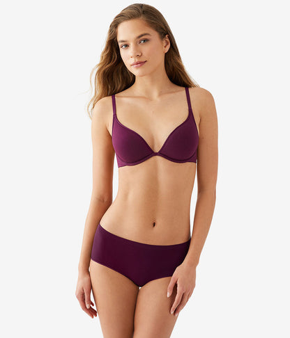 Wacoal Best Seller - Cotton To A Tee Plunge T-Shirt Bra - Potent Purple
