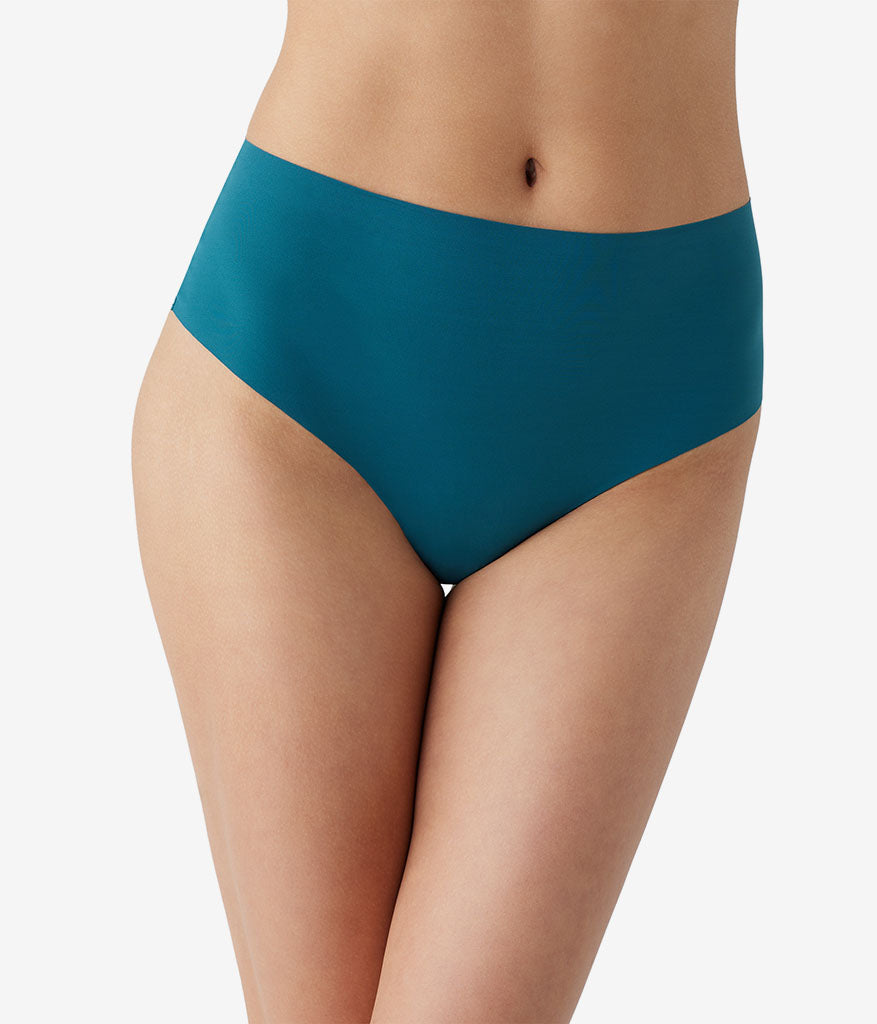 Wacoal Trusted - b.bare Hi-Waist Thong - Blue Coral