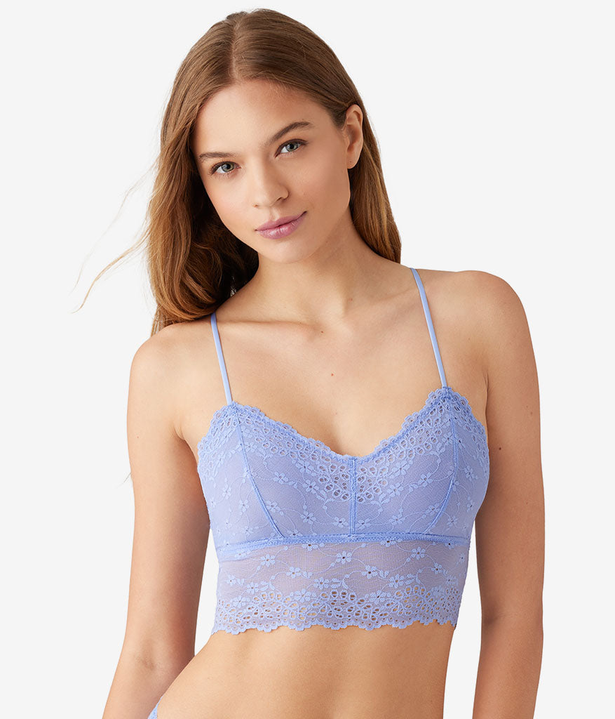 Wacoal Premium - Inspired Eyelet Bralette - Pale Iris
