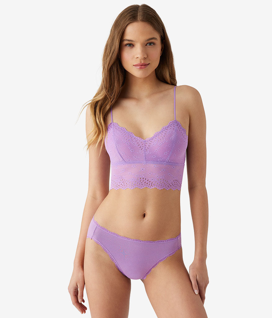 Wacoal Popular - Inspired Eyelet Bralette - Orchid Mist