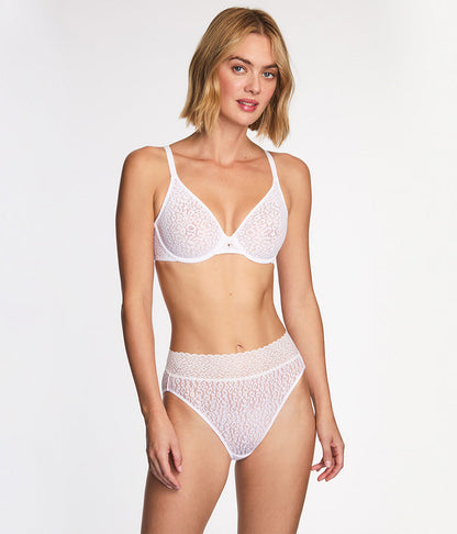 Wacoal Featured - High Bar™ Plunge Underwire Bra - White