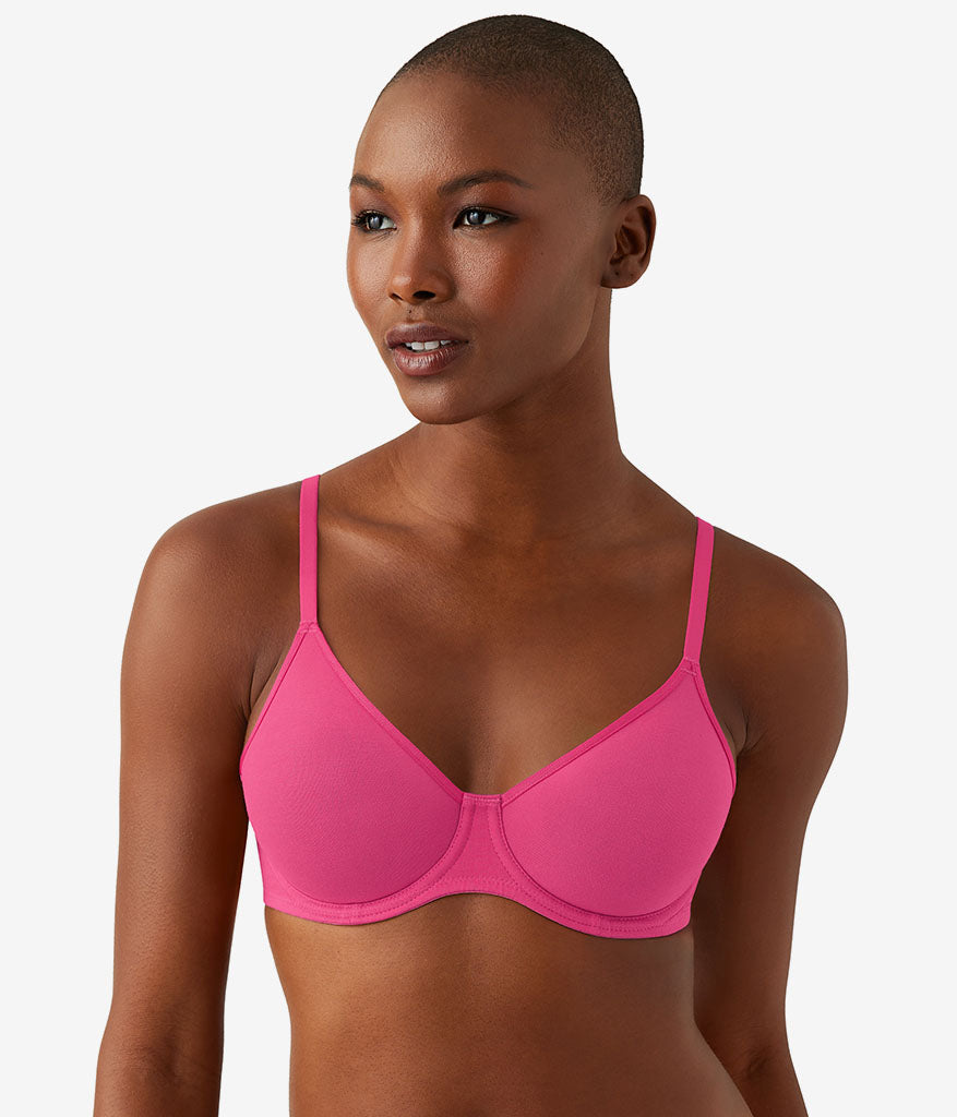 Wacoal Recommended - Cotton To A Tee Underwire Bra - Raspberry Sorbet