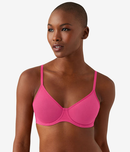 Wacoal Recommended - Cotton To A Tee Underwire Bra - Raspberry Sorbet