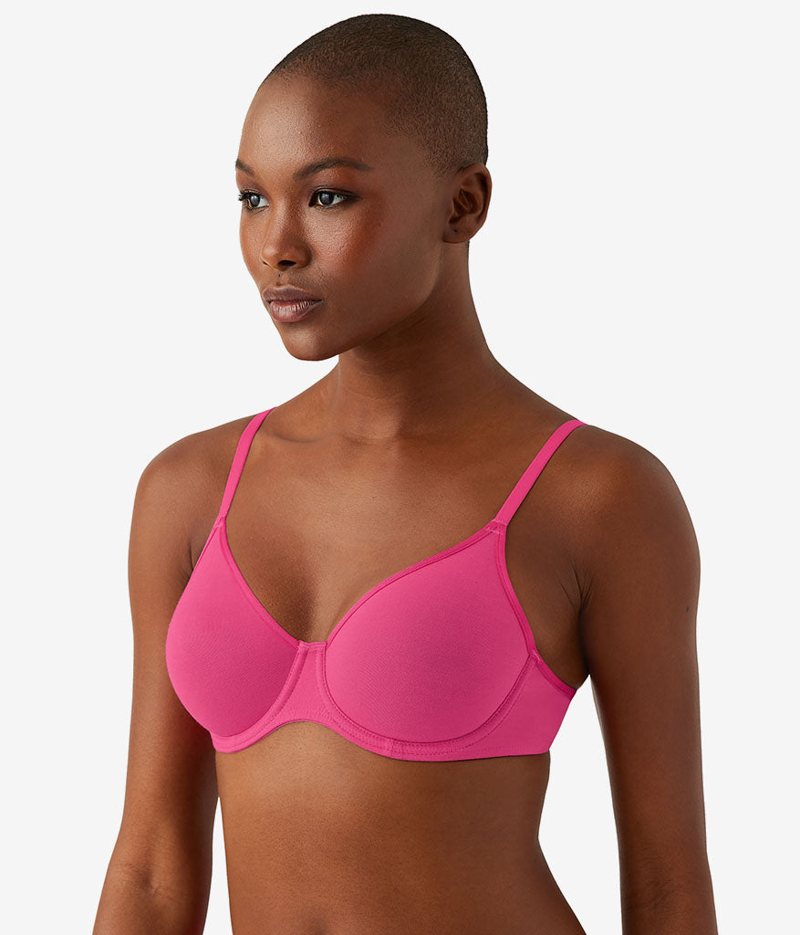 Wacoal Recommended - Cotton To A Tee Underwire Bra - Raspberry Sorbet