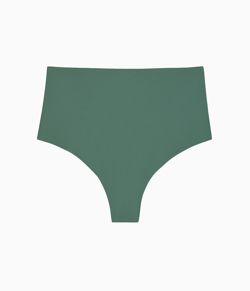Wacoal Premium - b.bare Hi-Waist Thong - Cilantro