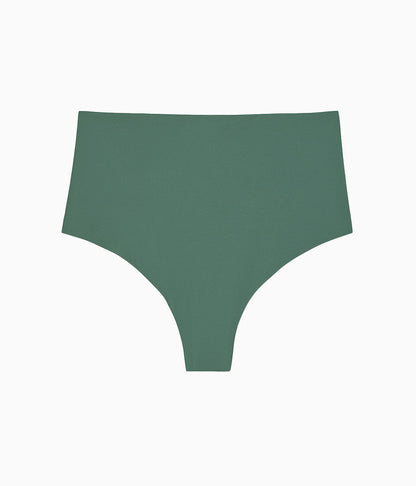 Wacoal Premium - b.bare Hi-Waist Thong - Cilantro