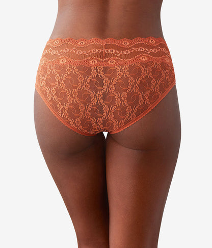 Wacoal Customer Favorite - Lace Kiss Hipster - Baked Clay