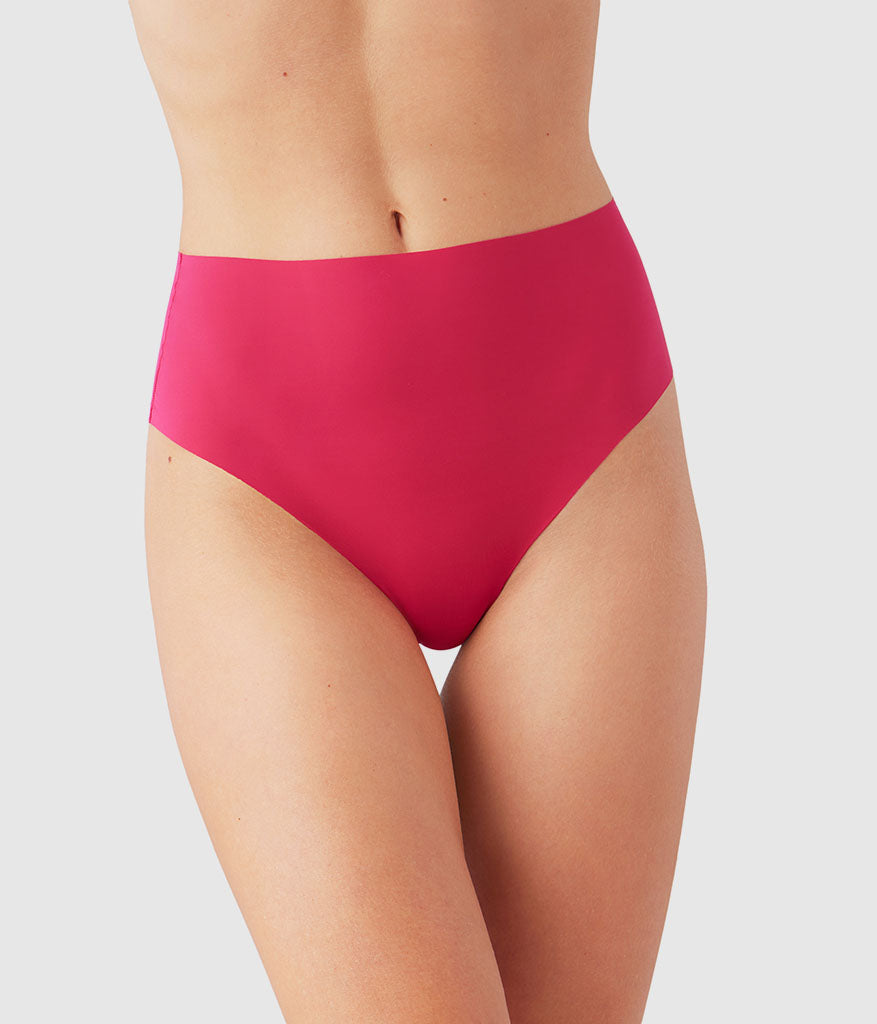 Wacoal Special Offer - b.bare Hi-Waist Thong - Cerise