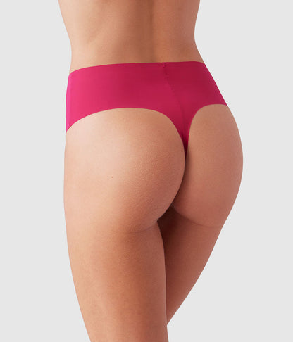 Wacoal Special Offer - b.bare Hi-Waist Thong - Cerise