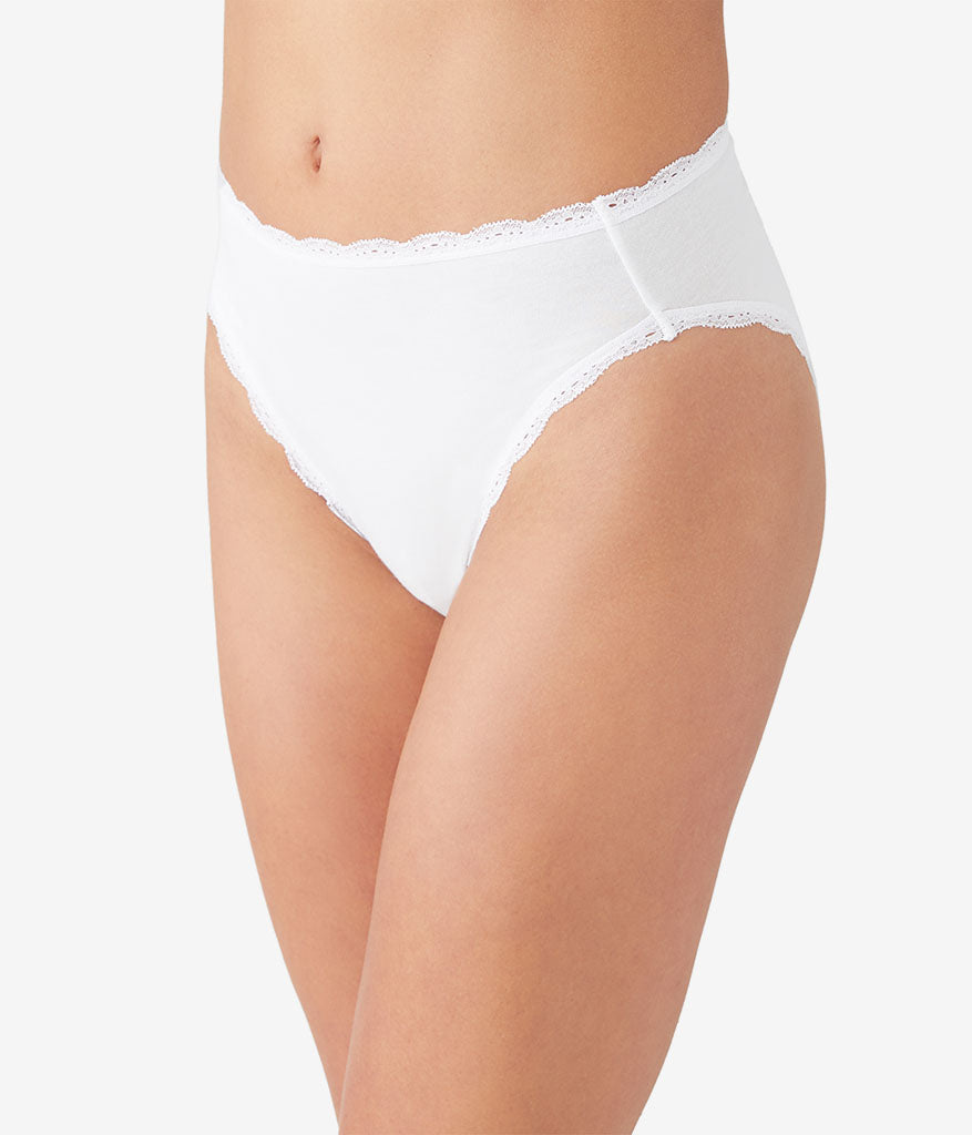 Wacoal Hot Sale - Inspired Eyelet Hi-Leg Panty Pack - White/White/Night