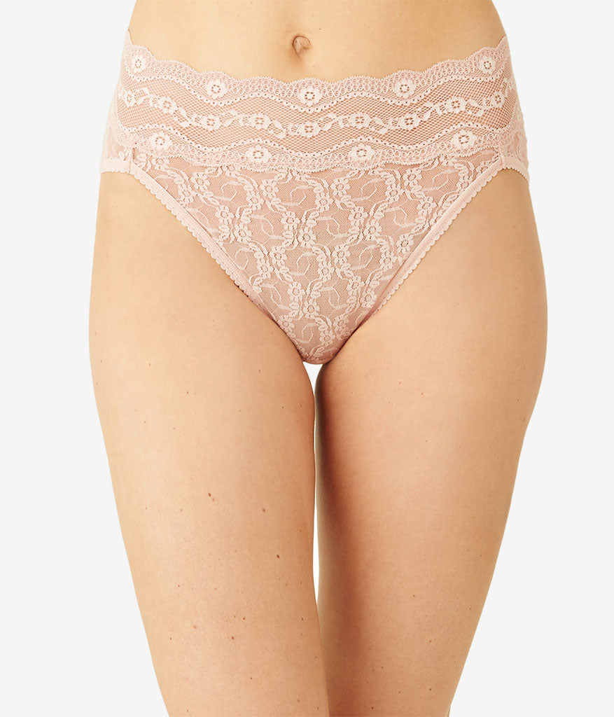 Wacoal Trending - Lace Kiss Hi-Leg Panty Pack - Rose Smoke/Au Natural/Night
