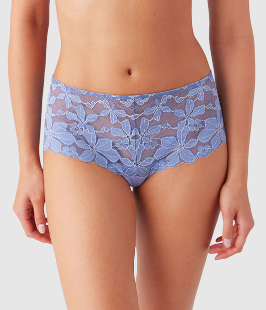 Wacoal Hot Sale - Feeling Famous Tanga - Country Blue/Bright White