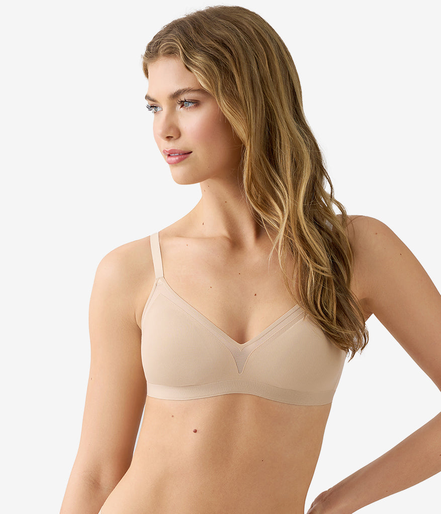 Wacoal Latest - b.wow'd Modern Wire Free Bra - Au Natural