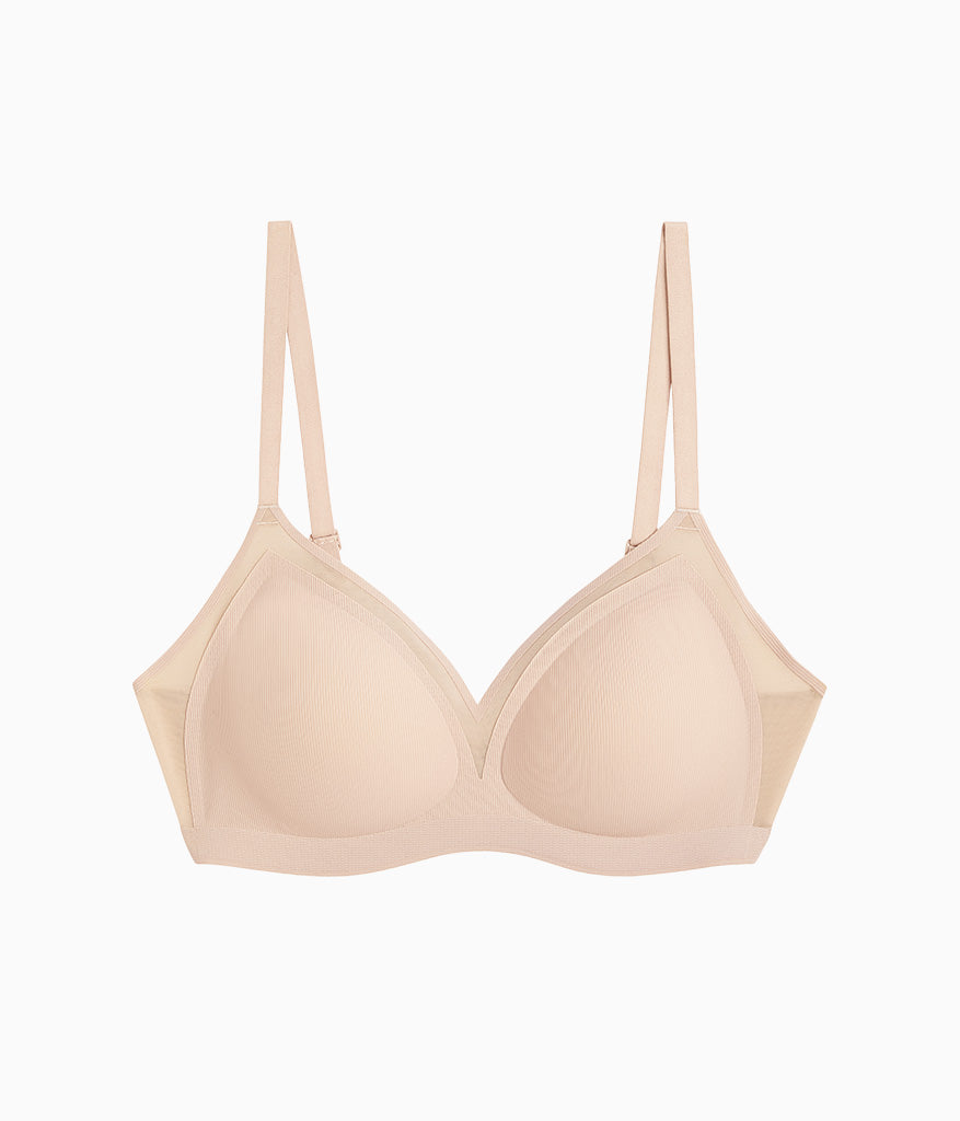 Wacoal Latest - b.wow'd Modern Wire Free Bra - Au Natural